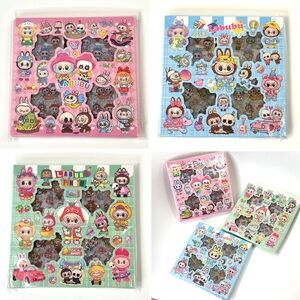 LABUBU Sticker Bundle – 3 Packs